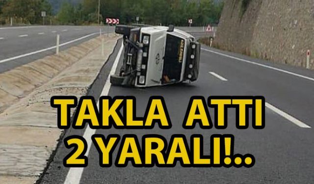 Zonguldakın Ereğli ilçesinde gece saatlerinde başlayan yağmur sonrasında Zonguldak İstanbul karayolunda meydana gelen kazada bir kişi yaralandı