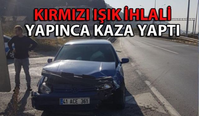 Zonguldakın Ereğli İlçesinde, meydana gelen trafik kazasında, 2 kişi yaralandı