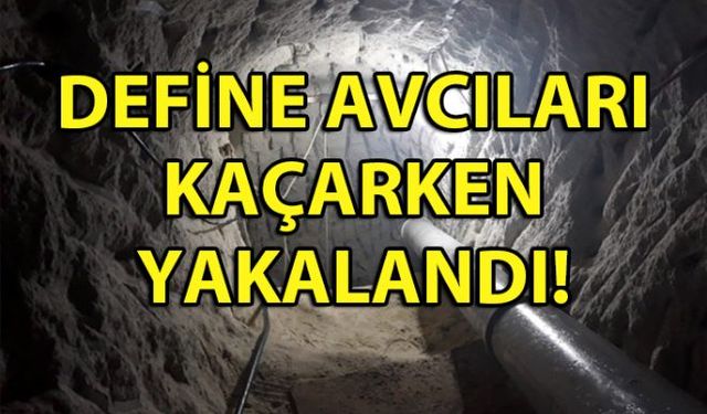 Zonguldakın Ereğli ilçesinde kaçak kazı yapan define avcıları suçüstü yakalandı