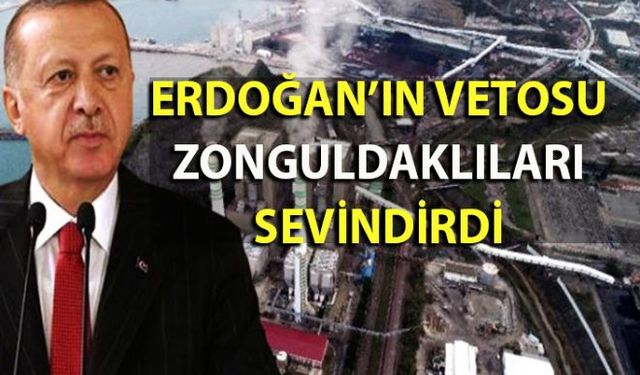 Cumhurbaşkanı Erdoğan, meclisten geçen '15 ilde bulunan termik santrallerin bacalarına filtre takılmasının 2,5 yıl daha ertelenmesi' düzenlemesini halkın sağlığı açısından uygun bulmadığı gerekçesiyle veto etti