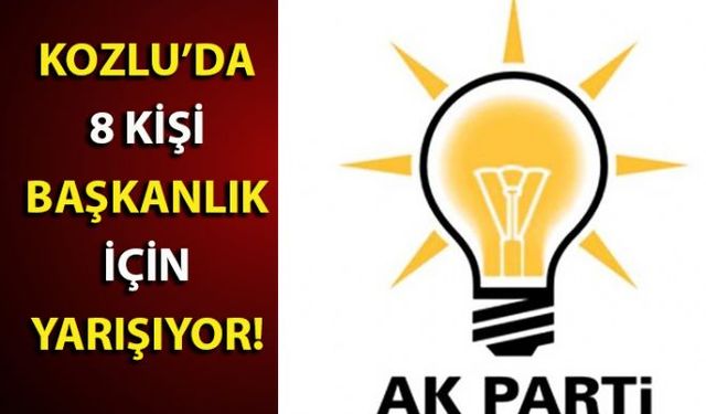 AKP Kozlu İlçe Başkanlığı görevinden istifa eden Ahmet Görenin yerine atacak isim için temayül yapıldı