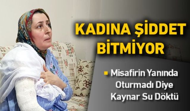 Eşinin koluna sıcak su döktüğü ileri sürülen kocaya 1 ay uzaklaştırma cezası verildi