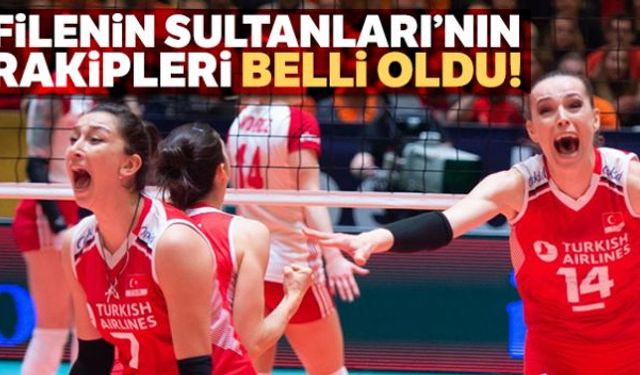 A Milli Kadın Voleybol Takımı'nın 2020 Tokyo Oyunları'ndaki rakipleri Çin, ABD, Arjantin ve Rusya oldu