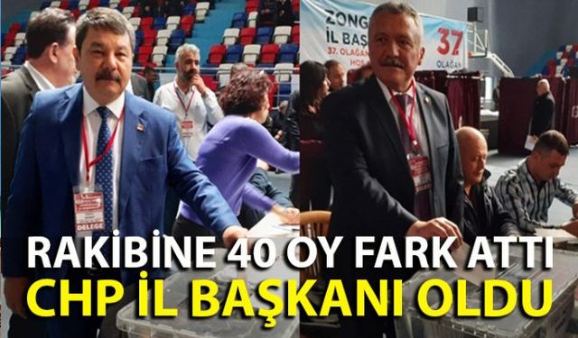 Cumhuriyet Halk Partisi (CHP) İl Başkanlığının dün yapılan Olağan Genel Kurulunda kırmızı listeyle yarışan Murat Pulat, Hakkı Güney'e 40 oy fark atarak CHP İl Başkanı seçildi