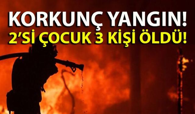 3 katlı evde çıkan yangında yürekleri burkan o acı haber geldi