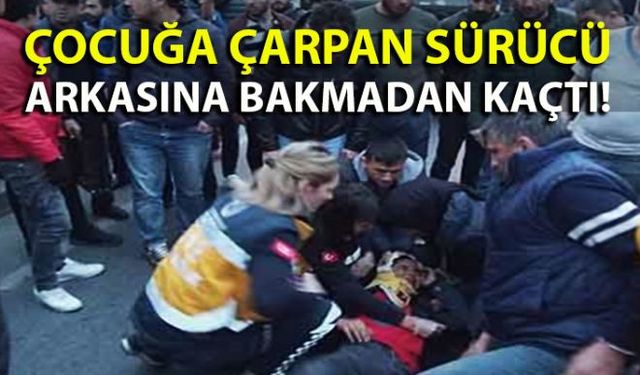 Zonguldakın Ereğli ilçesinde küçük çocuğa otomobil çarptı