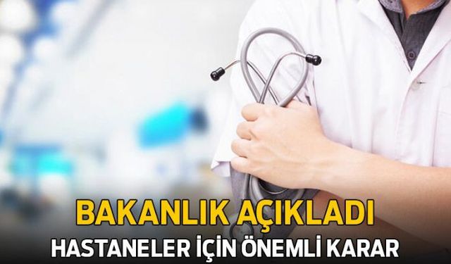 Sağlık Bakanlığı olası bir afet ve acil durum anında hastanelerin kendi kendilerine yetebilmeleri için yönetmelik hazırladı