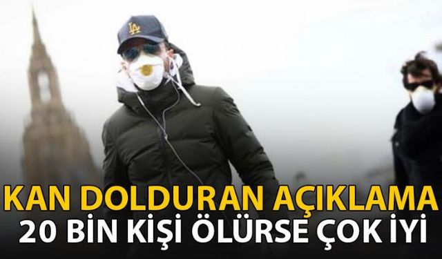 İnsanların ölmekten korktuğu ve tedirgin olduğu bugünlerde gelen bu açıklama tedirgin etti