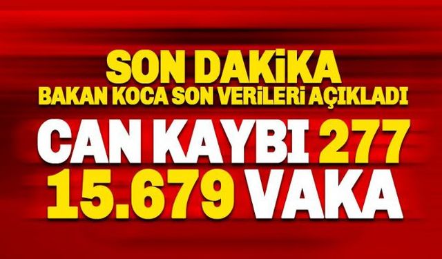 Sağlık Bakanı Koca Corona salgınına ilişkin son verileri paylaştı