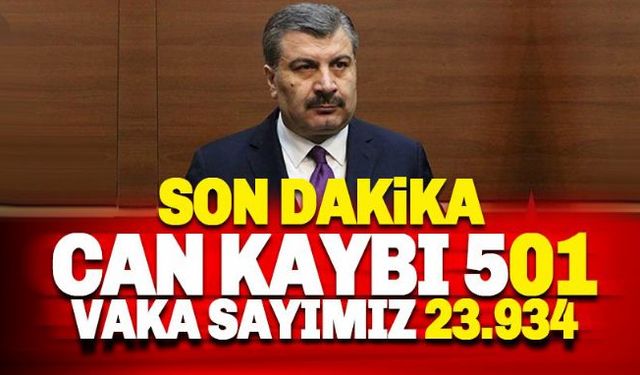 Türkiye'de son 24 saatte 76 kişi daha Corona virüsten hayatını kaybetti