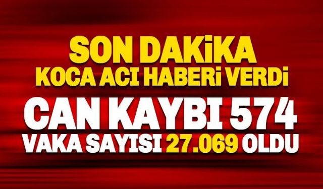 Sağlık Bakanı Koca, Corona virüsü salgınana ilişkin son verileri paylaştı