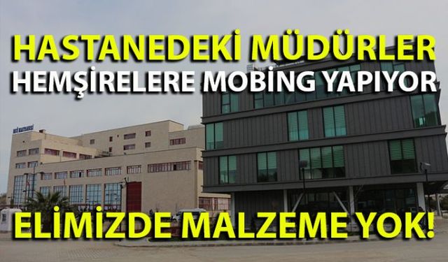 Bülent Ecevit Üniversitesi Tıp Fakültesi Hastanesi hemşireleri, hastanede çok ciddi bir malzeme sorununun olduğunu iddia etti