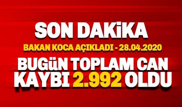 Türkiye'deki güncel corona virüsü vakaları ve yaşanan can kaybı açıklandı