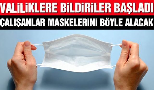 10 ve üzeri çalışanı olan işletmelere devlet maske temin edecek