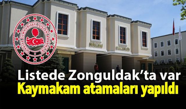 Cumhurbaşkanlığı Kararnamesi ile bazı ilçelere kaymakam atamaları gerçekleştirildi