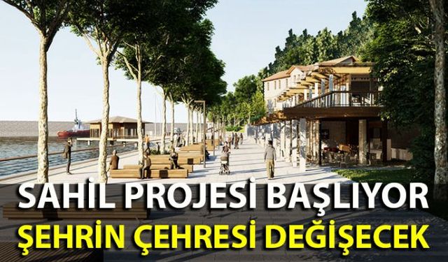 Zonguldak Belediye Başkanı Ömer Selim Alan, kenti denizle buluşturacak olan 'Zonguldak Sahil Projesi'nin başladığını müjdeledi