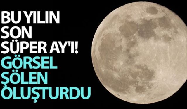 Ay`ın Dünya`ya en yakın konumda olduğu, normalden daha parlak gözlemlenen `Süper Ay` Zonguldak'tan da net bir şekilde görüntülendi