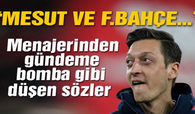 Arsenal'in yıldızı Mesut Özil'in menajeri Erkan Söğüt, Türk asıllı Alman futbolcunun Fenerbahçe'ye transfer olacağı iddialarına ilişkin çok önemli açıklamalar yaptı