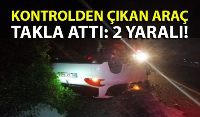 Zonguldak-Ereğli Karayolu Cemaller Köyü mevkiinde meydana gelen sıkışmalı trafik kazasında 2 kişi yaralandı