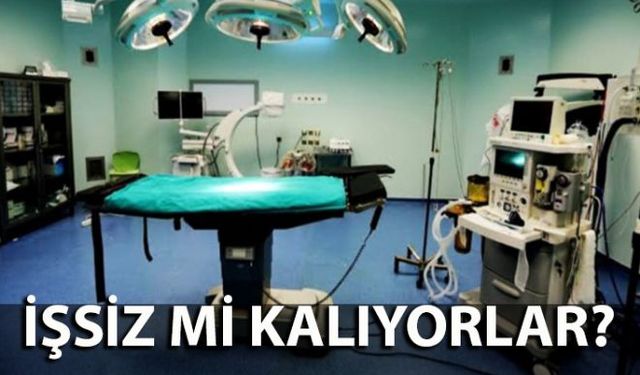 Zonguldakın Ereğli İlçesindeki Devlet Hastanelerinde, belgeli ameliyat ve sterilizasyon personellerinin işsiz kalmak ile karşı karşıya bulunduğu bildirildi