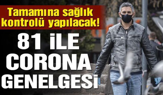 İçişleri Bakanlığı'nca, corona virüsü sürecinde Türk vatandaşları ile yabancı ülke vatandaşlarının Türkiye'ye giriş-çıkışlarını düzenleyen ilgili genelgelerin, İran kara sınır kapılarından yolcu giriş-çıkışlarına yönelik hükümleri hariç diğer hükümleri yü