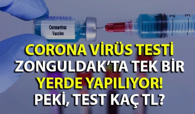 Zonguldakta Corona virüs testi nerede yaptırılır? Ücreti ne kadar? Belli oldu