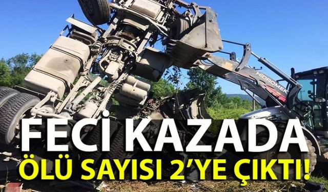 Zonguldak'ta işçi servisi ile beton mikserinin çarpıştığı feci kazada ölüsü sayısı 2'ye yükseldi