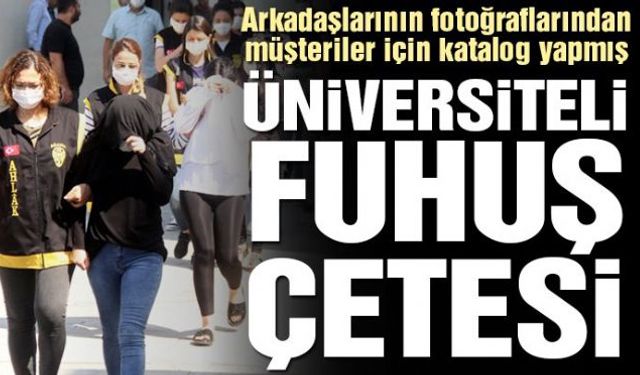 Fuhuş şebekesine yönelik operasyonda gözaltına alınan 12'si kadın 17 zanlı adliyeye sevk edildi