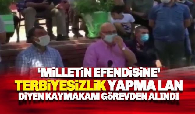 Kömür madeni için tarım arazilerinin kamulaştırılmasını istemeyen köylülerin tepkisi karşısında Terbiyesizlik yapma lan diyen Ilgın Kaymakamı Yunus Fatih Kadiroğlu görevinden alındı