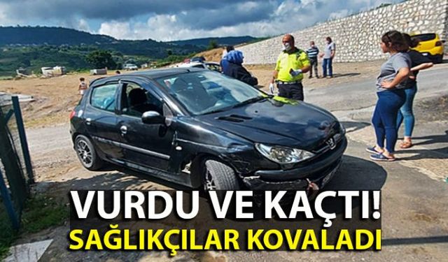 Zonguldakın Ereğli ilçesinde meydana gelen trafik kazasında bir kişi yaralandı