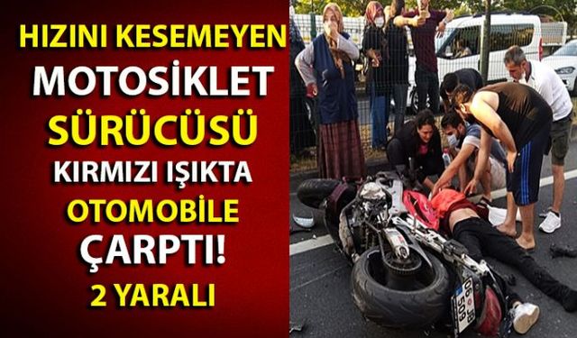 Zonguldak'ın Ereğli ilçesi Gülüç beldesinde 2 motosiklet 2 otomobilin karıştığı kazada 2 kişi yaralandı