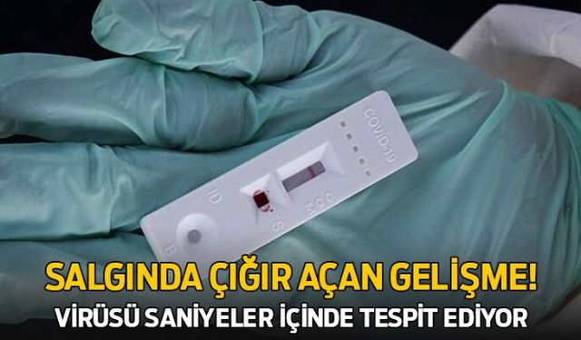 Koronavirüs salgınında oldukça hızlı sonuç gösteren bir test ürettiklerini belirten bilim insanları, üretilen bu testin salgında çığır açabileceğini belirtiyor