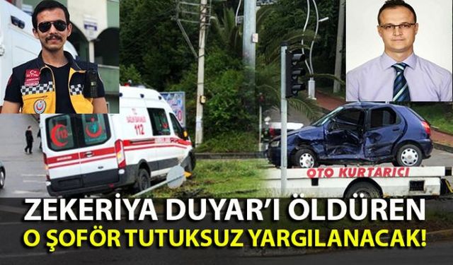 Zonguldak'ın Kozlu ilçesinde, nakil için hasta almaya gittiği sırada, kırmızı ışıkta geçerek çarptığı otomobil sürücüsünün ölümüne neden olan ambulans şoförü Mevlüt Can U