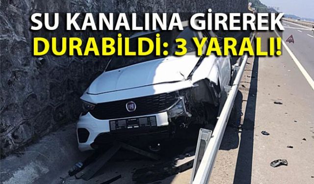 Zonguldakın Alaplı ilçesinde meydana gelen trafik kazasında 3 kişi yaralandı