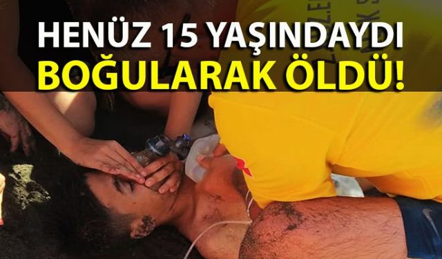 Zonguldakın Ereğli ilçesine Düzce ilinden gelen ve Mevrealtı sahilinde denize giren 15 yaşındaki genç boğulma tehlikesi geçirirken olay yerine gelen  sağlık görevlilerin yaptığı tüm müdahalelere rağmen kurtarılamayarak öldü!