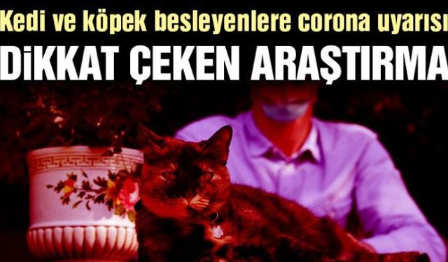 Bilim insanlarının yürüttüğü bir araştırmaya göre, insanlar corona virüsünü kedi ve köpeklere bulaştırabiliyor