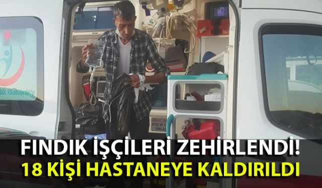 Zonguldakın Ereğli ilçesine bağlı Ormanlı beldesine bağlı Sarıkaya köyünde yedikleri yemekten zehirlendikleri iddia edilen yaklaşık 18 kişi hastanelik oldu