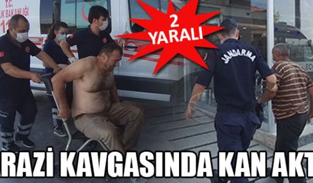 Zonguldakın Ereğli ilçesinde fındık tarlasında arazi anlaşmazlığı yüzünden çıkan bıçaklı kavgada iki kişi yaralandı