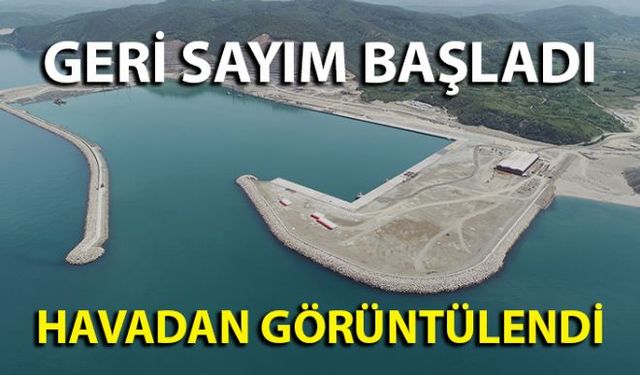 Filyos Liman inşaatı başta olmak üzere bölgenin havadan çekilen görüntüleri projenin büyüklüğünü bir kez daha gözler önüne serdi