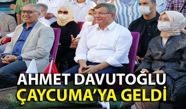 Gelecek Partisi Genel Başkanı Ahmet Davutoğlu, Zonguldaka geldi