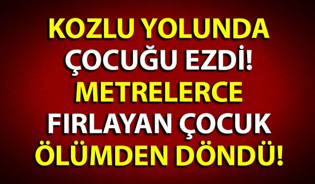 Zonguldakın Kozlu İlçesinde meydana gelen trafik kazasında 1 kişi yaralandı