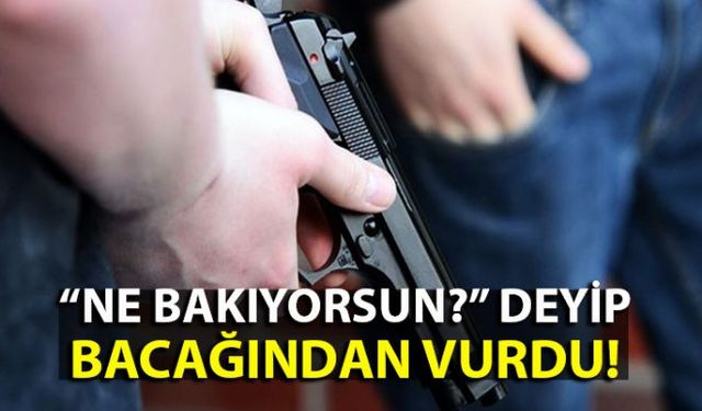 Zonguldakın Ereğli ilçesinde yan bakma kavgasında bir kişi belindeki silahla tartıştığı kişiyi yaraladı