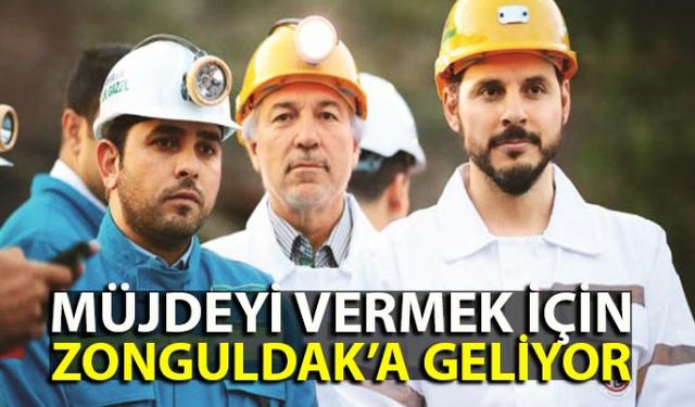 Enerji ve Tabii Kaynaklar Bakanı Fatih Dönmez, bugün (21 Ağustos Cuma) büyük müjdeyi vermek için Zonguldak'a geliyor