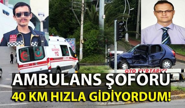 Kozlu ilçesinde, nakil için hasta almaya gittiği sırada, kırmızı ışıkta geçerek çarptığı otomobil sürücüsünün ölümüne neden olan ambulans şoförü Mevlüt Can U