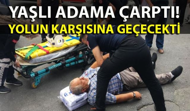 Zonguldakın Ereğli ilçesi Pazar yeri mevkiinde meydana gelen trafik kazasında bir kişi yaralandı