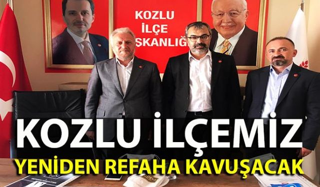 Yeniden Refah Partisi Kozlu İlçe Başkanlığı binası Genel Başkan Yardımcısı Zafer Emanetoğlunun katılımıyla gerçekleşti