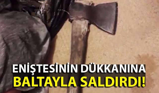 Zonguldakın Ereğli İlçesine bağlı Müftü mahallesinde, bir iş yerine baltayla saldırıldığı öğrenildi