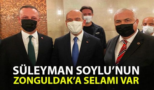 İçişleri Bakanı Süleyman Soylu, Zonguldak Belediye Başkanı Dr