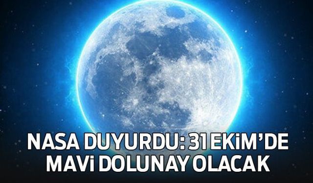 31 Ekim'de nadir görülen 'mavi dolunay' gerçekleşecek