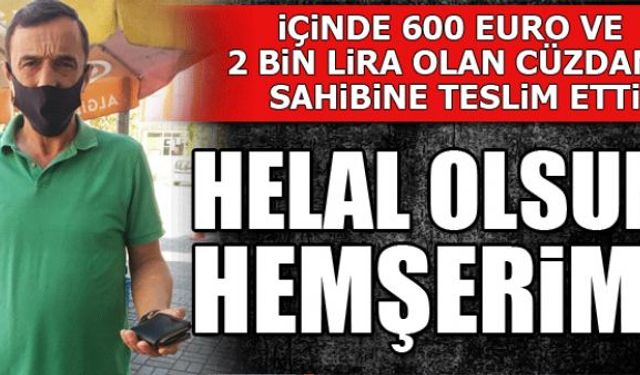 İnsanlık ölmemiş dedirten bir olay Zonguldak'ın Devrek ilçesinde yaşandı